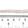 Electroplate Transparent Glass Beads Strands EGLA-A035-T4mm-L20-4