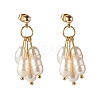 Natural Pearl Stud Earrings X1-EJEW-TA00006-1