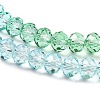 Transparent Painted Glass Beads Strands DGLA-A034-T6mm-A16-4