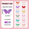 120Pcs 12 Colors Transparent Spray Painted Glass Beads GLAA-TA0003-86-4