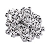 Opaque Acrylic Beads OACR-M020-01C-1