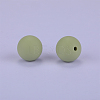 Round Silicone Focal Beads SI-JX0046A-70-2