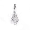 Non-Tarnish 304 Stainless Steel Pendants LS-STAS-P209-45P-1