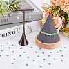 240Pcs 2-Hole Baking Paint Opaque Colours Glass Seed Beads SEED-SC0001-12F-4