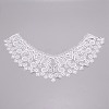 Milk Silk Embroidered Floral Lace Collar DIY-WH0260-09A-1