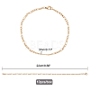 304 Stainless Steel Figaro Chain Necklaces STAS-UN0017-37G-4
