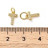 Brass Micro Pave Cubic Zirconia Pendants KK-M273-02G-T-3