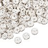 Brass Rhinestone Spacer Beads RB-A014-L7mm-01S-2