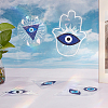 6Pcs Colorful Suncatcher Rainbow Prism Electrostatic Glass Stickers DIY-WH0409-69D-4