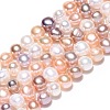 Natural Cultured Freshwater Pearl Beads Strands PEAR-T003-10D-2