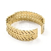 304 Stainless Steel Pave Crystal Rhinestone Hollow Out Hinged Bangles for Women BJEW-D044-01B-G-3