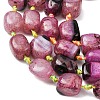 Natural Agate Beads Strands G-F825-G01-01B-4