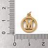 304 Stainless Steel Charms
with Jump Ring STAS-R001-02G-M-3