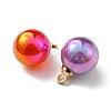 10Pcs UV Plating Acrylic Pendants FIND-YW0002-05-2