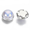 ABS Plastic Imitation Pearl Sewing Buttons BUTT-S005-12mm-01S-2