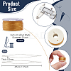 2 Rolls Special Coated Polyester Beading Threads OCOR-NB0002-06D-10