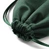 Velvet Jewelry Drawstring Storage Pouches ABAG-P013-02D-05-3