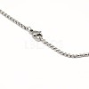 304 Stainless Steel Venetian Chain Necklace MAK-G004-06P-3