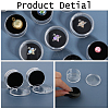 CHGCRAFT 20Pcs Plastic Nail Decorate Storages MRMJ-CA0001-41B-5