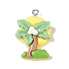 Ocean Theme Opaque Resin Pendants RESI-S403-02F-1