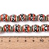 Handmade Porcelain Ceramic Beads Strands PORC-T135-07D-4