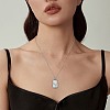 2Pcs 2 Style Brass Braided Macrame Pouch Empty Stone Holder for Pendant Necklaces Making NJEW-SZ0001-65P-3