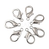 Zinc Alloy Lobster Claw Clasps X-PALLOY-D008-P-5