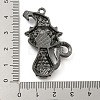 Alloy with Glass Rhinestone Pendants FIND-B033-01C-B-3