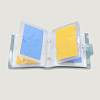 2Pcs PVC Mini Photocard Holder Book AJEW-SP0002-20B-02-7