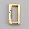 4Pcs Brass Spring Gate Rings FIND-BBC0005-03G-1