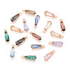 Faceted Glass Pendants GLAA-T010-004-1