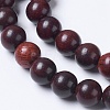 Imitation Burmese Rosewood Beads Strands WOOD-J001-03-8mm-1-3