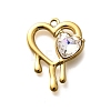 304 Stainless Steel Pendants STAS-Q346-10G-09-1
