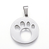 Non-Tarnish 304 Stainless Steel Pendants STAS-I086-04P-01-2