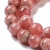 Natural Argentina Rhodochrosite Beads Strands G-D864-14-6mm-A-3