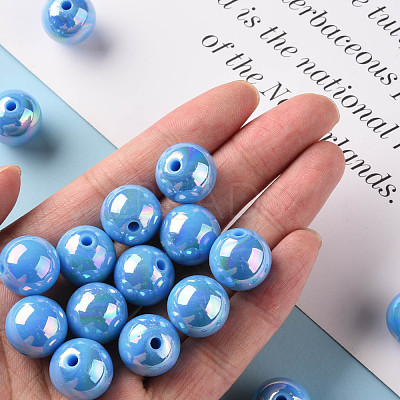 Opaque Acrylic Beads MACR-S370-D16mm-8-1