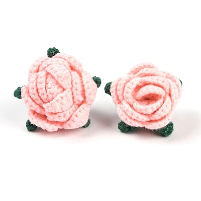 Cotton Knitting Artificial Flower DIY-P082-01F-1