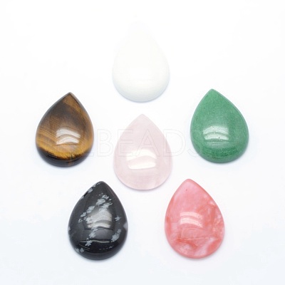Natural & Synthetic Mixed Stone Cabochons G-P393-G-1
