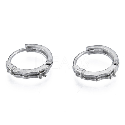 Tarnish Resistant 304 Stainless Steel Hoop Earrings Findings LS-STAS-N092-189-1