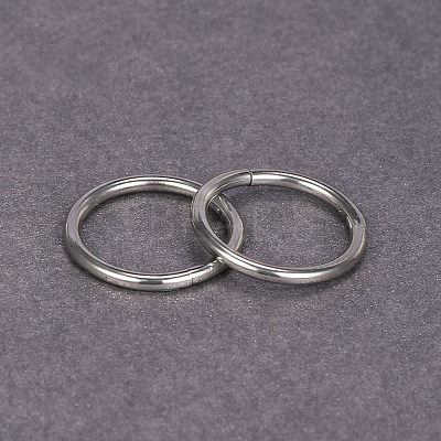 316L Surgical Stainless Steel Hoop Cartilage Earrings WGB51CA-25-1