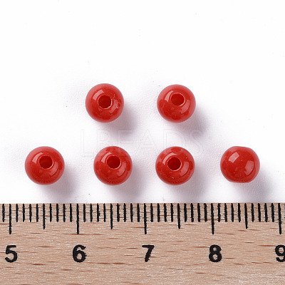 Opaque Acrylic Beads LS-X-MACR-S370-C6mm-A14-1