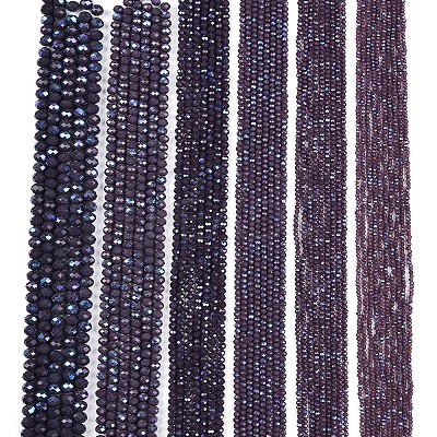Electroplate Opaque Solid Color Glass Beads Strands LS-EGLA-A044-P3mm-L11-1