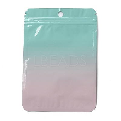 Rectangle Glitter Holographic PVC Resealable Packaging Bags ABAG-P011-01F-01-1