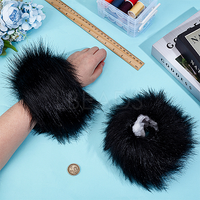 Fibre Oversleeves Wrist Cuffs AJEW-WH0796-73C-1