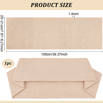 Polycotton Elastic Ribbing Fabric for Cuffs DIY-WH0021-10D-1