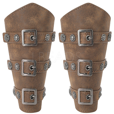 Imitation Leather Cuff Cord Bracelets AJEW-WH20033-034A-1