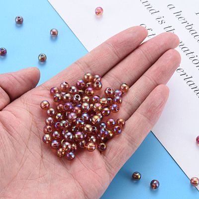 Transparent Acrylic Beads MACR-S370-B6mm-765-1