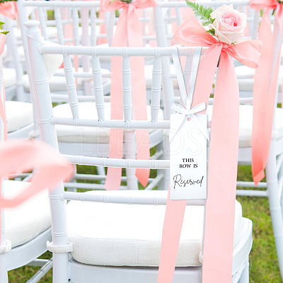 24Pcs 2 Sets Paper Seat Reserved Sign Hanging AJEW-CN0006-21A-1