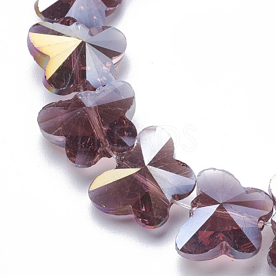 Electroplate Glass Beads EGLA-Q091-14mm-B04-1