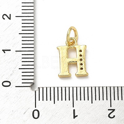 Brass Micro Pave Cubic Zirconia Charms KK-I382-03G-H-1